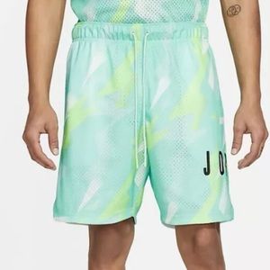 NEW Nike Air Jordan Jumpman Men Basketball Shorts Green/Black CZ4757-675 XL